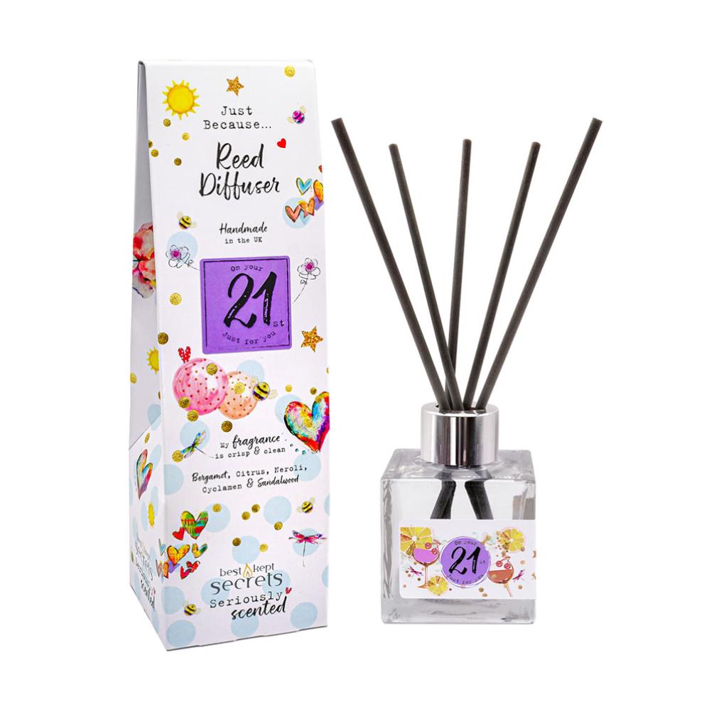 Best Kept Secrets 21st Birthday Sparkly Reed Diffuser - 100ml £13.49